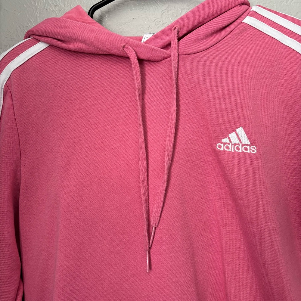Adidas Pink Pullover with White Accents - Picture 6 of 11